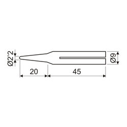 PUNTA PARA SOLDADOR TIPO LAPIZ 25W