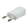CLAVIJA RECTA BIPOLAR 4mm 10A/250V BLANCA