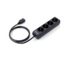 REGLETA ENCHUFE 4 SCHUCKO TOMA IEC 14 PARA SAI
