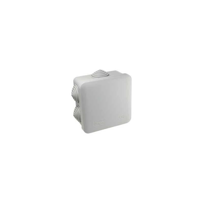 CAJA SUPERFICIE CUADRADA 80X80X40mm 6 CONOS