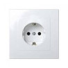 BASE DE ENCHUFE SCHUKO 250V 16A 3680W BLANCA