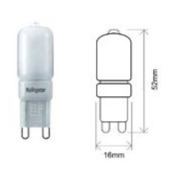 BOMBILLA G9 2 5W 3000K
