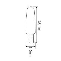 BOMBILLA LED G4 DELFI 12V 2 5W 3000K