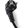 BASE DE ENCHUFE 5 TOMAS CABLE 1 5M C/INT  NEGRO