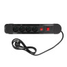 REGLETA MULTIPLE 4 ENCHUFES CON PROTECCION