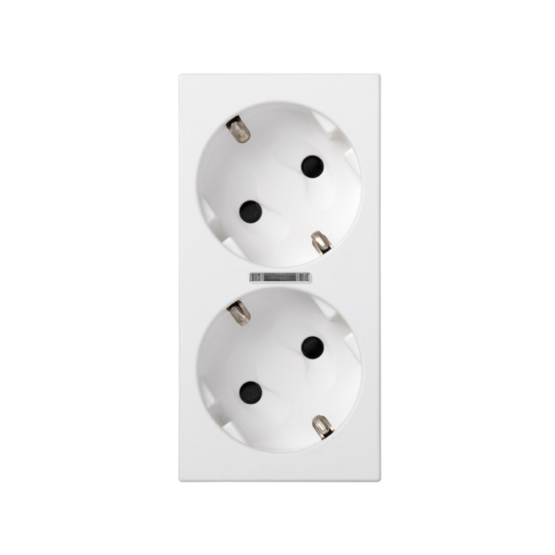 BASE SCHUKO DOBLE 250V 16A BLANCO SIMON 500 CIMA BASE SCHUKO DOBLE 250V 16A BLANCO SIMON 500 CIMA