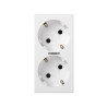 BASE SCHUKO DOBLE 250V 16A BLANCO SIMON 500 CIMA
