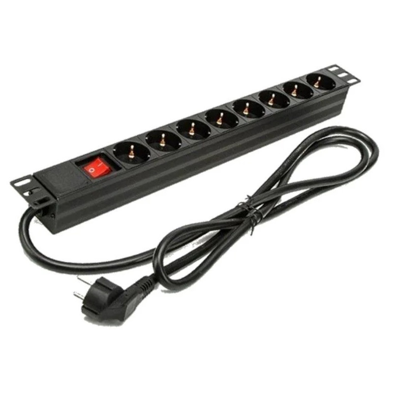REGLETA 8 TOMAS   INTERRUPTOR PARA RACK PHASAK