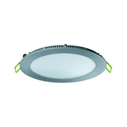 DOWNLIGHT LED PLATA 18W