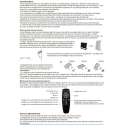 FOCO PROYECTOR LED SOLAR BARI 50W 6000K