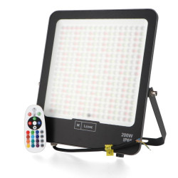 PROYECTOR LED RGB 200W CON MANDO