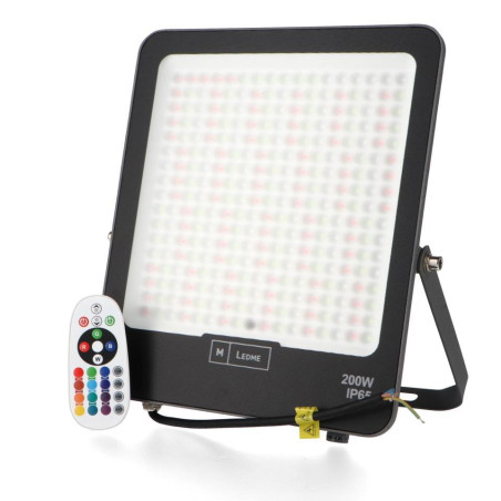 PROYECTOR LED RGB 200W CON MANDO