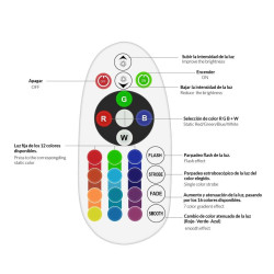 PROYECTOR LED RGB 200W CON MANDO