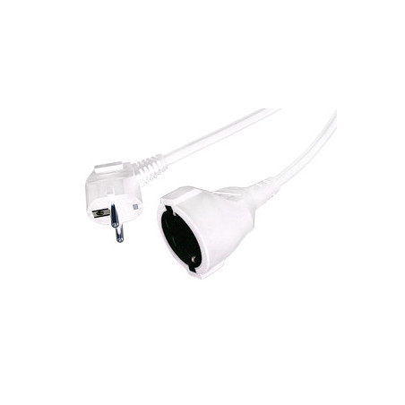 PROLONGADOR SCHUKO M-H CABLE 3X1 5mm 2m BLANCO