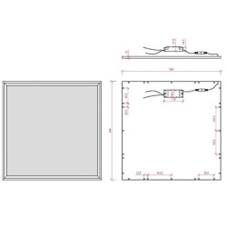 PANTALLA LED 60 X 60 48W 4800lm