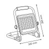 FOCO PROYECTOR LED PORTATIL CON BATERIA LAPTOP 20W
