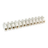 REGLETA 12 CONTACTOS 32A/41A 6MM BLANCA