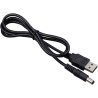 CABLE USB MACHO A JACK ALIMENTACION 5 5x2 1MM 1M 