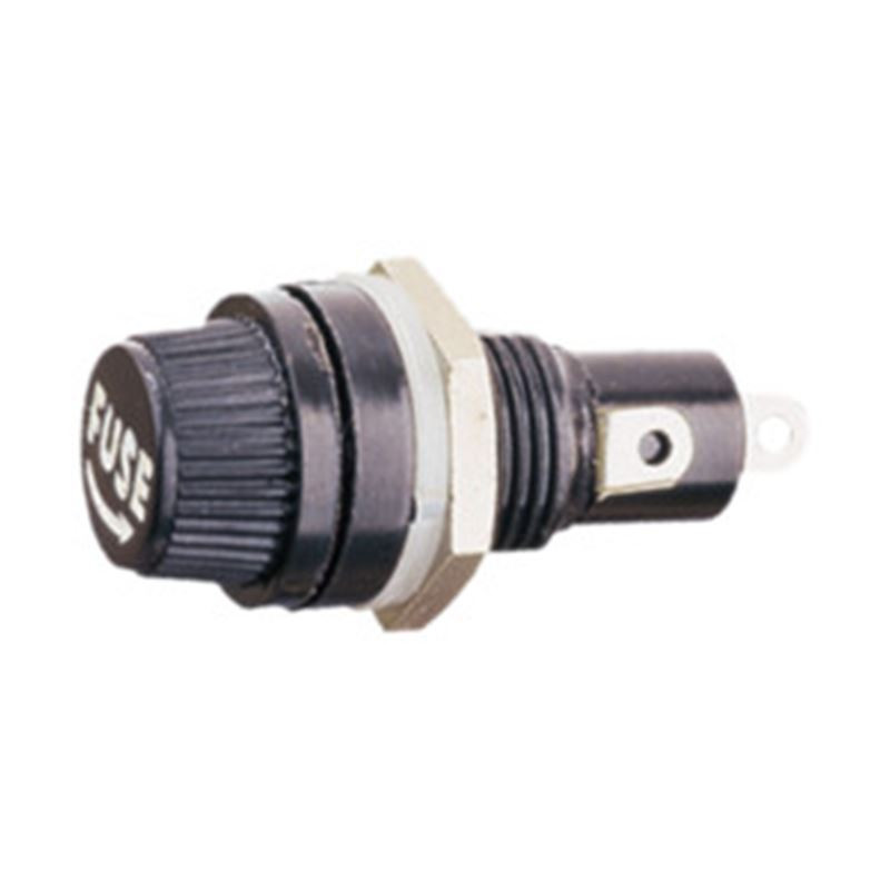 PORTAFUSIBLE EMPOTRABLE 5X20mm TAPON ROSCA