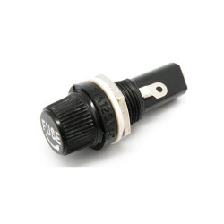PORTAFUSIBLES EMPOTRABLE 6X32mm TAPON ROSCA
