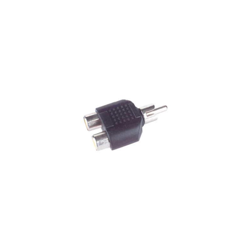 CONECTOR RCA MACHO-HEMBRA DOBLE RCA 