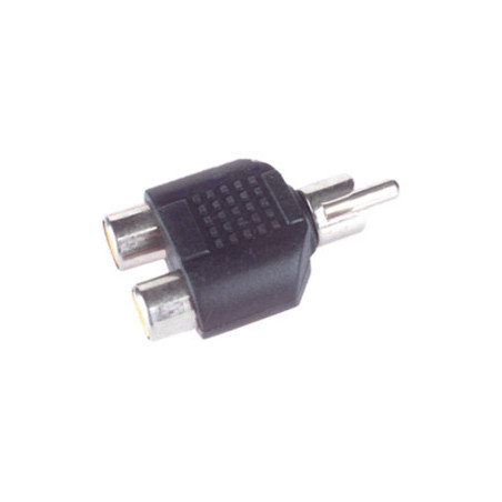 CONECTOR RCA MACHO-HEMBRA DOBLE RCA 