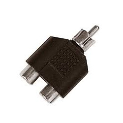 CONECTOR RCA MACHO-HEMBRA DOBLE RCA 