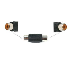 ADAPTADOR RCA HEMBRA-HEMBRA 