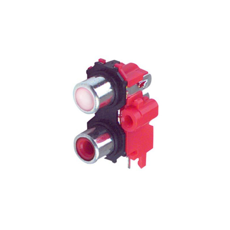 BASE COAXIAL RCA HEMBRA DOBLE