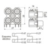 BASE COAXIAL HEMBRA 4 RCA
