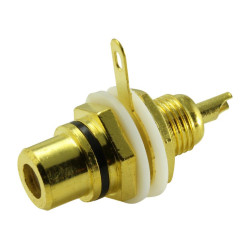 BASE COAXIAL RCA HEMBRA NEGRA