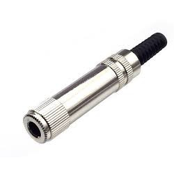 CONECTOR JACK 6 5 ST  HEMBRA AEREA METAL