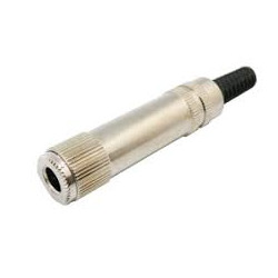 CONECTOR JACK 6 5 ST  HEMBRA AEREA METAL