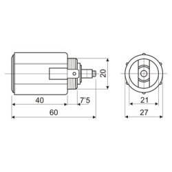 BASE MECHERO 12V-24V