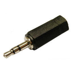 ADAPTADOR JACK 3 5MM MACHO ST  A 3 5MM HEMBRA