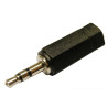 ADAPTADOR JACK 3 5MM MACHO ST  A 3 5MM HEMBRA