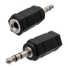 ADAPTADOR JACK 3 5MM MACHO ST  A 3 5MM HEMBRA