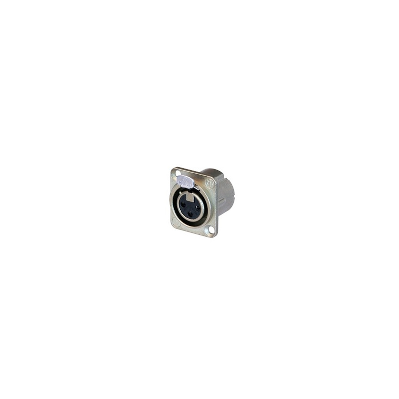 CONECTOR CANON/XLR HEMBRA CHASIS NEUTRIX NC3FD-LX