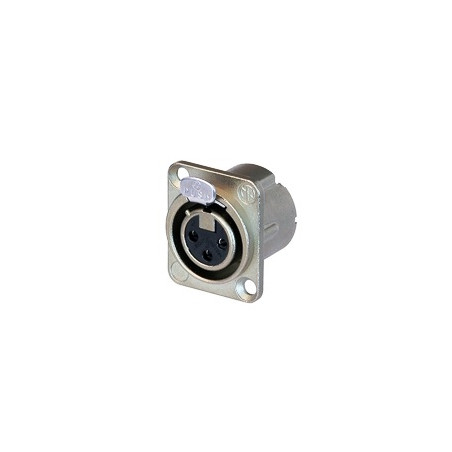 CONECTOR CANON/XLR HEMBRA CHASIS NEUTRIX NC3FD-LX