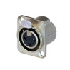 CONECTOR CANON/XLR HEMBRA CHASIS NEUTRIX NC3FD-LX