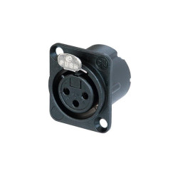 CONECTOR CANON/XLR HEMBRA CHASIS NEUTRIX NC3FD-LX