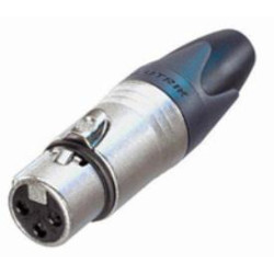 CONECTOR XLR CANON 3 PINES HEMBRA NEUTRIK NC3FXX