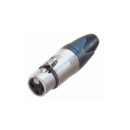 CONECTOR XLR CANON 3 PINES HEMBRA NEUTRIK NC3FXX