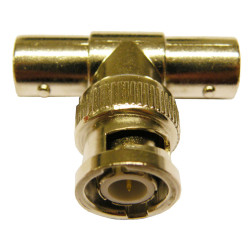 ADAPTADOR BNC MACHO A 2 BNC HEMBRA