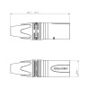 CONECTOR XLR CANON 3 PINES MACHO NEUTRIK NC3MXX