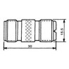 ADAPTADOR CONECTOR PL-259 HEMBRA A N HEMBRA