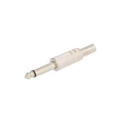 CONECTOR JACK 6 35MM MONO MACHO METAL