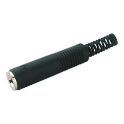 JACK 6 35MM STEREO HEMBRA AEREA PLASTICO 