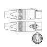 CONECTOR CANON NC4FXX 4 PINES