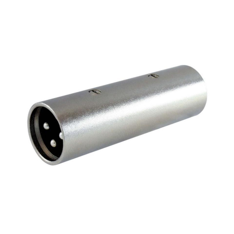CONECTOR CANON AEREO MACHO-MACHO 3 PINES 